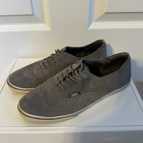 Vans Gray Oxford Suede Authentic Lo Pro Sneakers - Picture 1 of 6